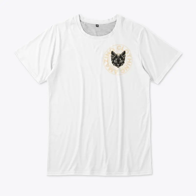 Cat logo Design Comfortable T-Shirts